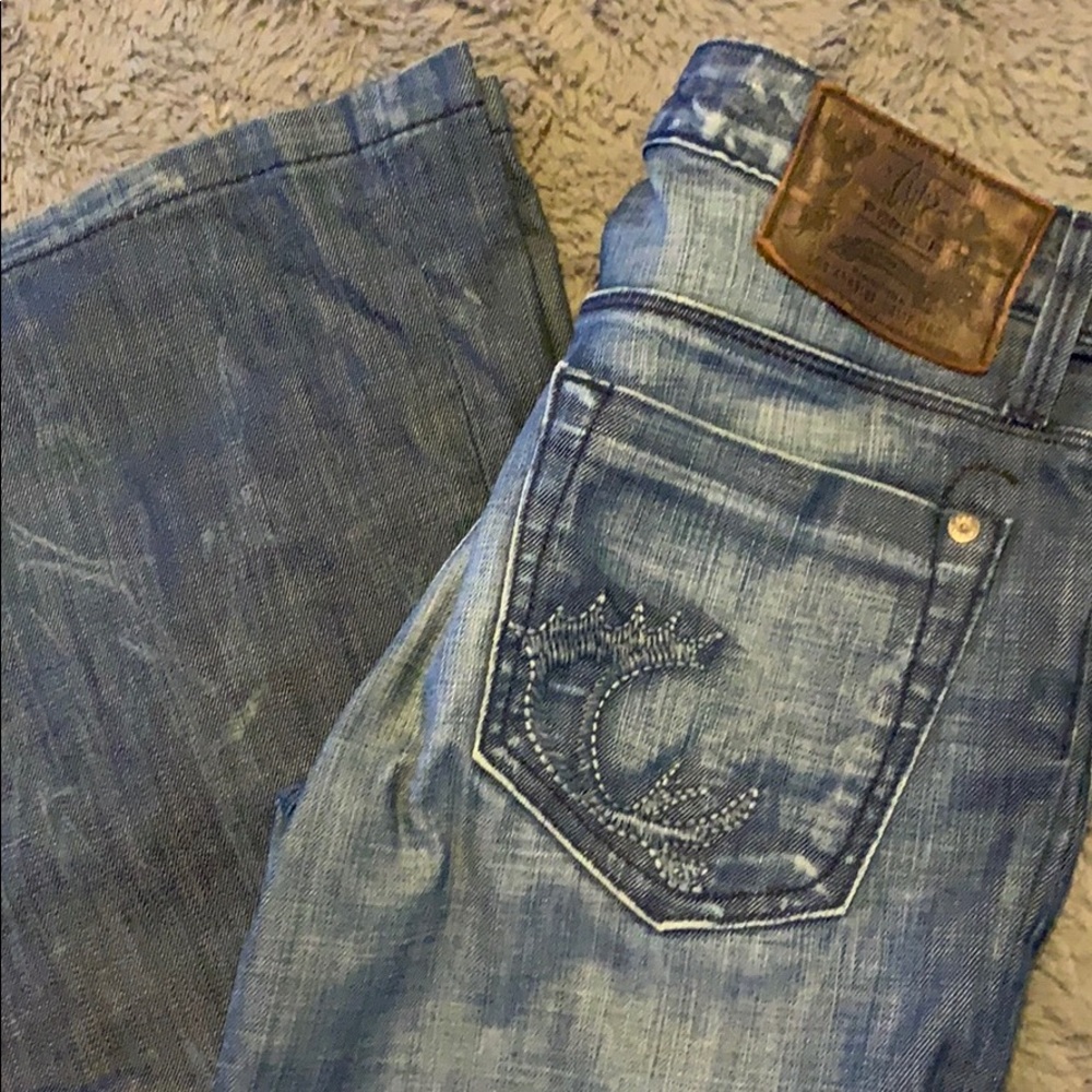 Chip and pepper denim jeans